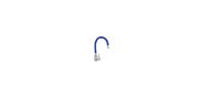  Konyhai csaptelep (INOX) flexibilis kifolycsvel, kk ER-YX208B