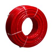 CONCEPT MLC S4 PE-RT/Al/PE-RT trteg cs, szigetelt, piros, 16x2mm (100m/tek)